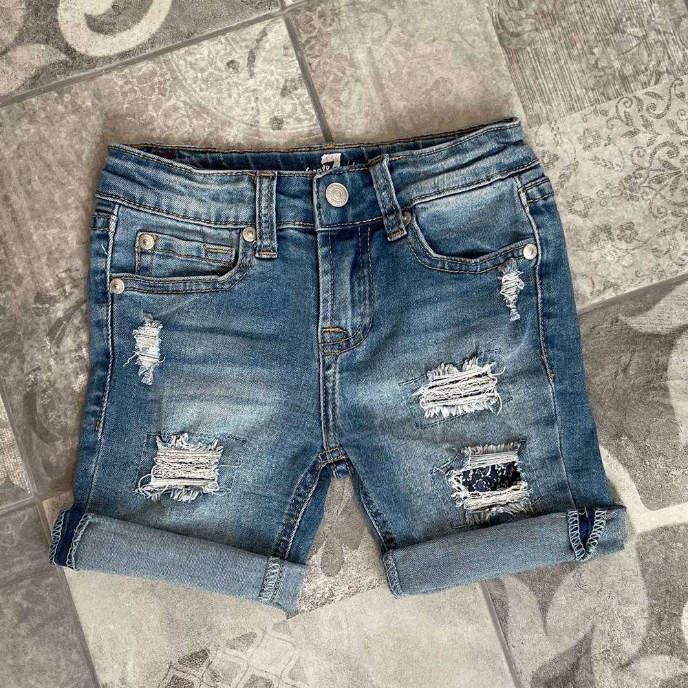 7FAM Denim Shorts - 6